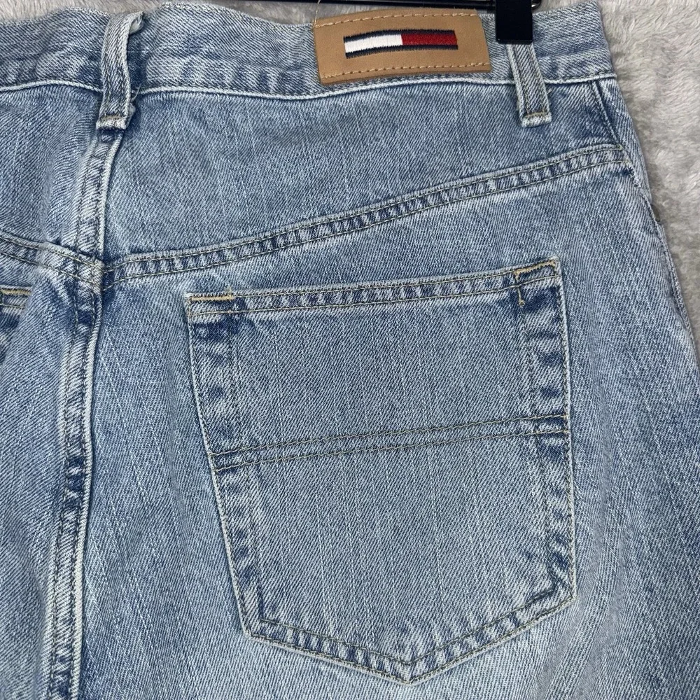 Tommy Hilfiger Jeans Relaxed Straight Leg‎ Women's 34x30 Blue Denim Vintage